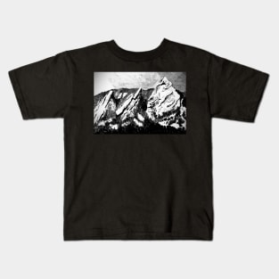 Flatiron Mountains Colorado Kids T-Shirt